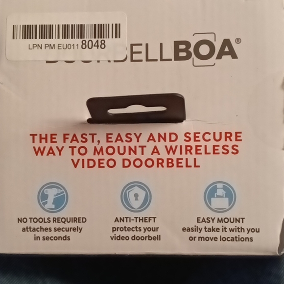 Doorbell Boa Protective Video Doorbell Mount in Black - Picture 2 of 3